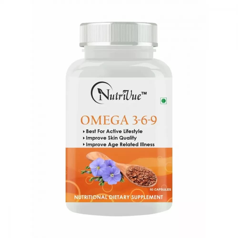 Buy Nutrivue Omega 3-6-9 Capsule Online - OLRAA Indian Snacks