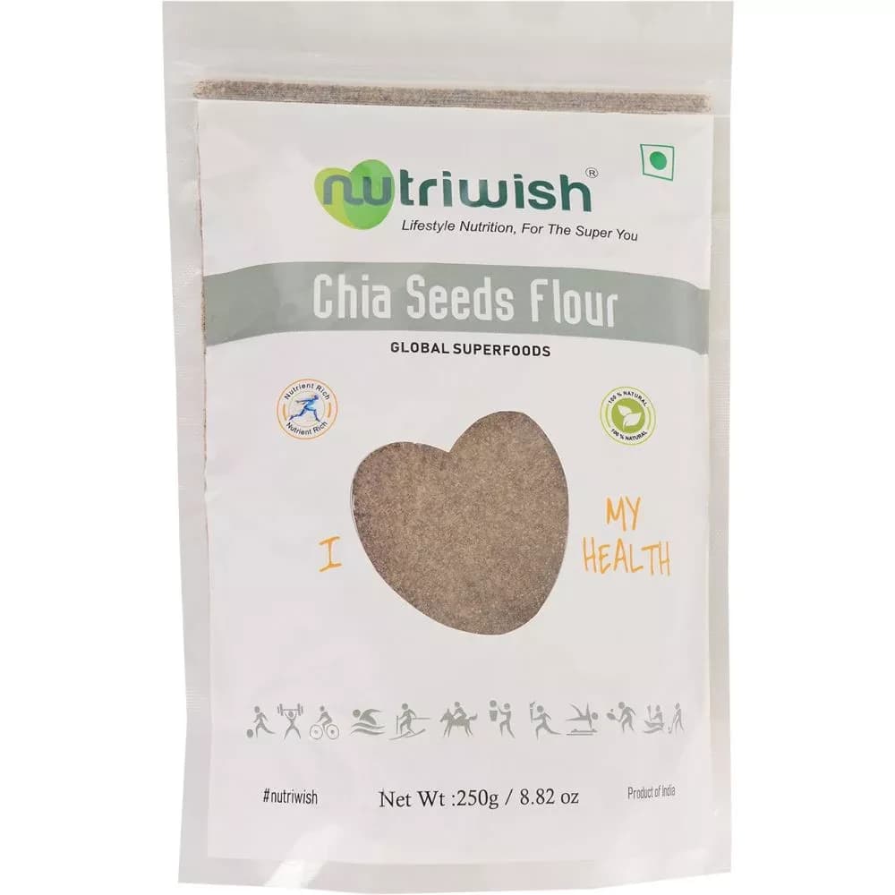 Buy Nutriwish Chia Seeds Flour Online - OLRAA Indian Snacks