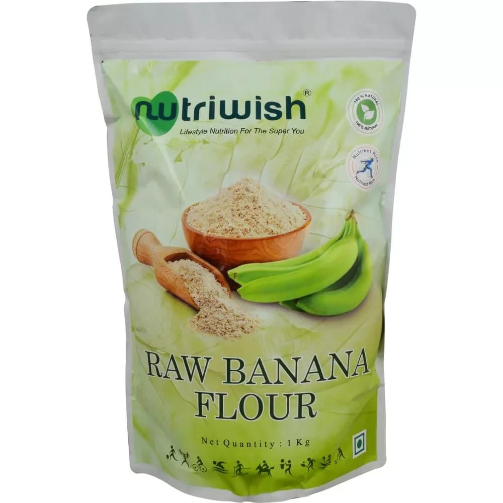 Buy Nutriwish Raw Banana Flour Online - OLRAA Indian Snacks