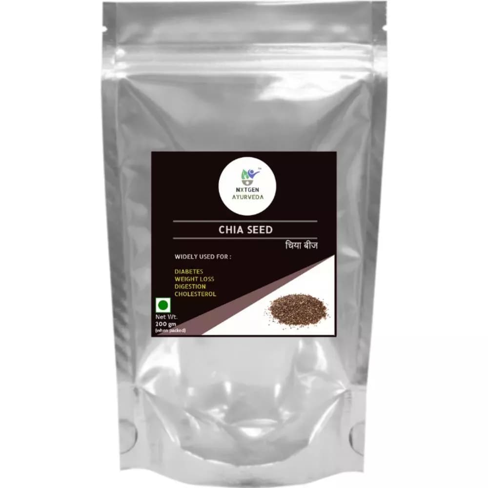 Buy Nxtgen Ayurveda Chia Seeds Online - OLRAA Indian Snacks