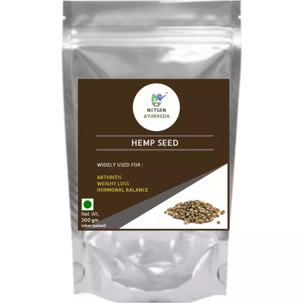 Buy Nxtgen Ayurveda Hemp Seeds Online - OLRAA Indian Snacks