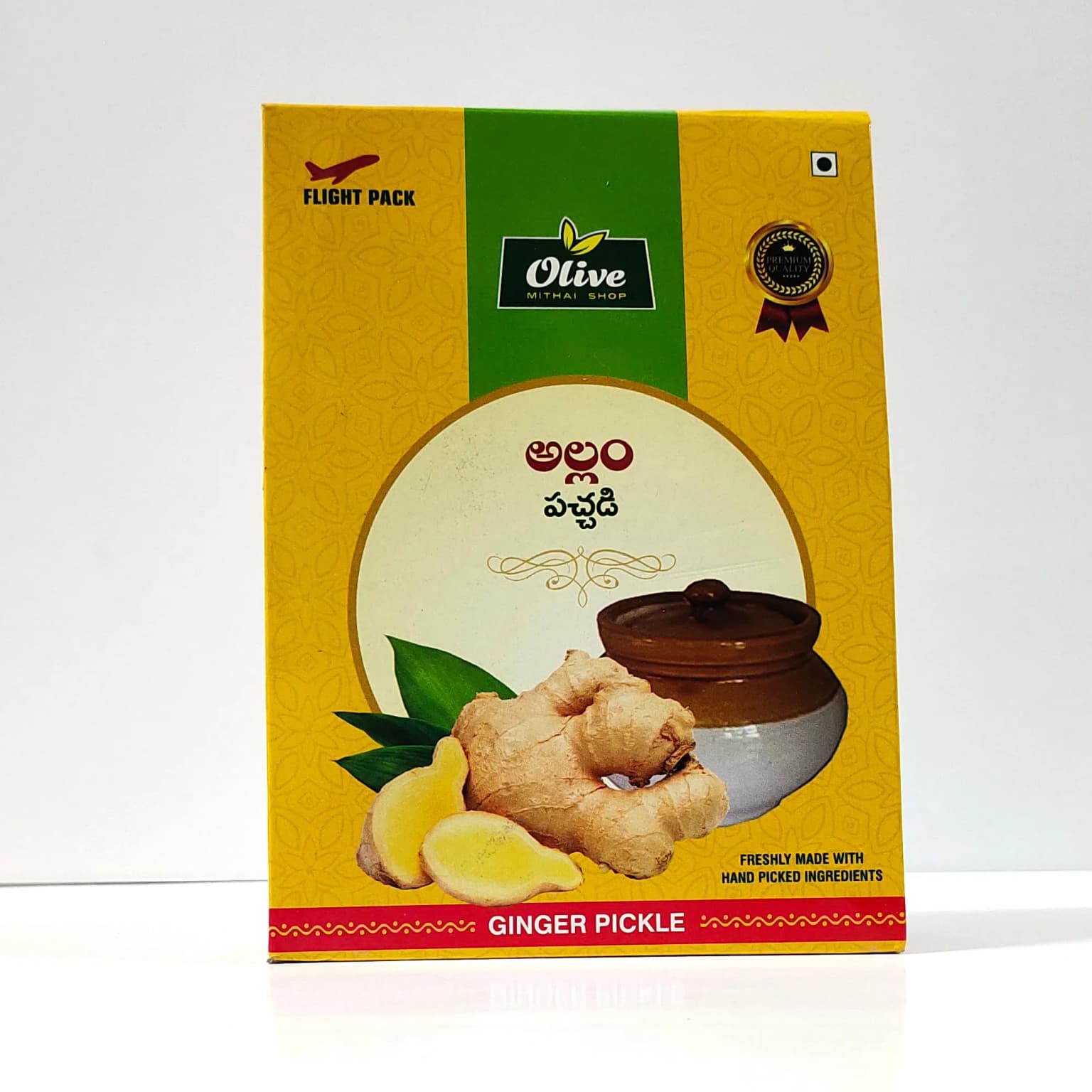 Buy Olive Mithai Ginger Pickle Online - OLRAA Indian Snacks
