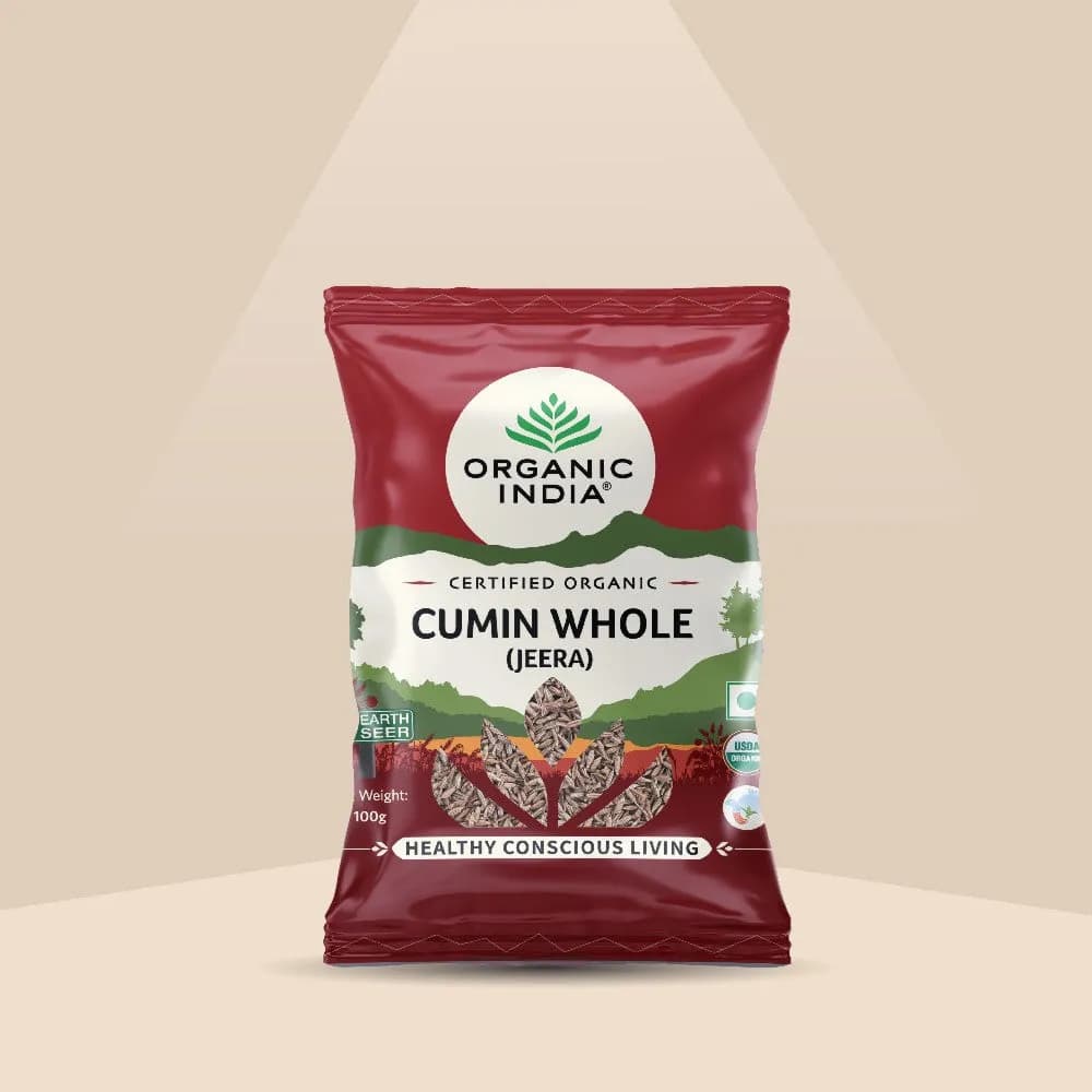 Buy ORGANIC INDIA Cumin Whole Online - OLRAA Indian Snacks