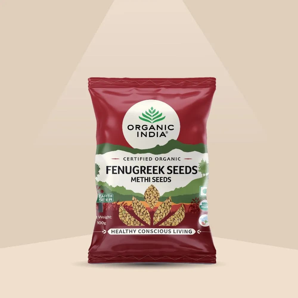 Buy Organic India Fenugreek Seeds Online - OLRAA Indian Snacks