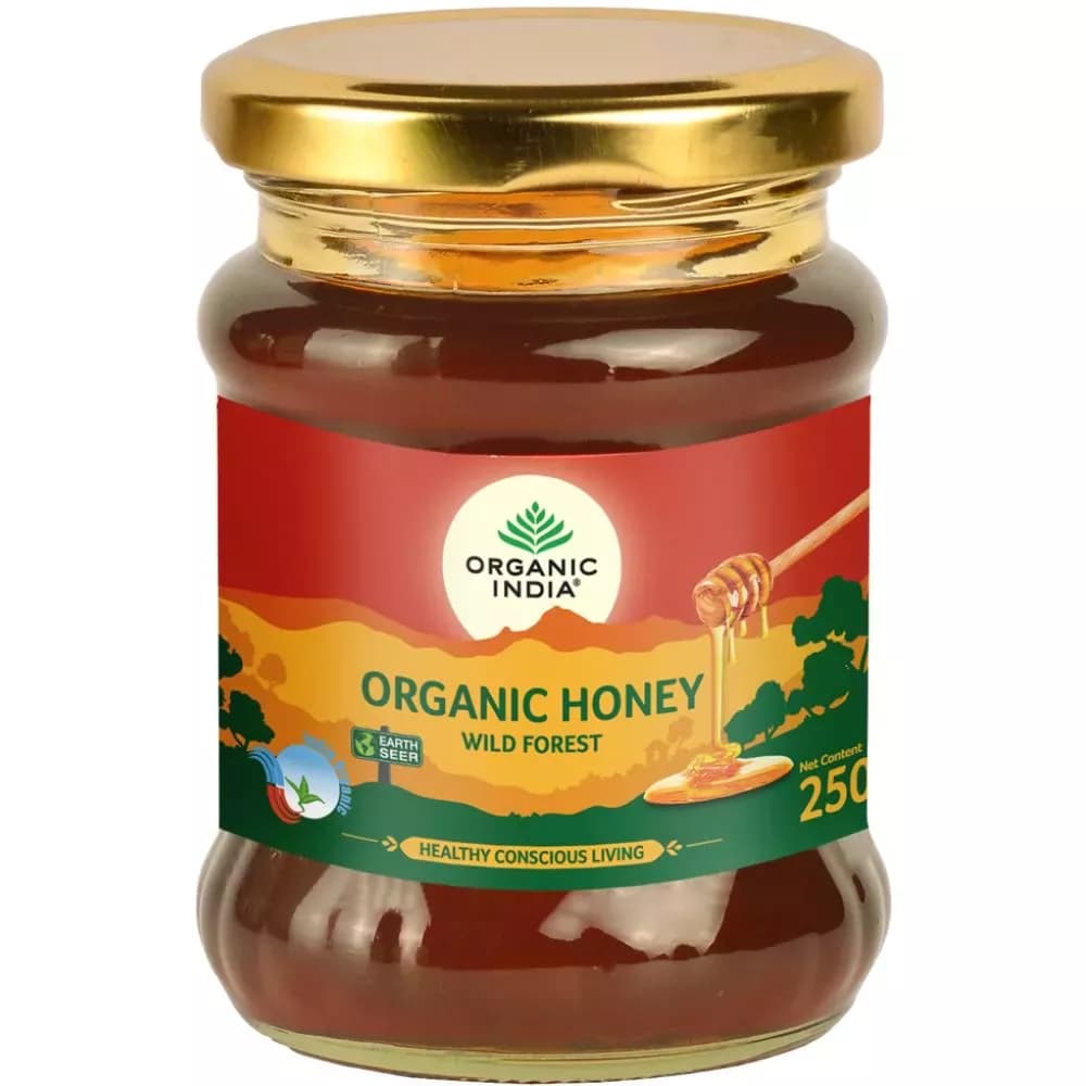 Buy Organic India Honey Wild Forest Online - OLRAA Indian Snacks
