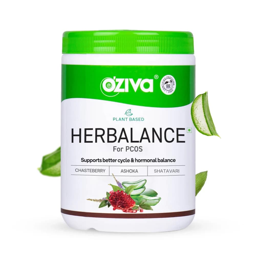 Buy Oziva Plant Based Herbalance For Pcos Online - OLRAA Indian Snacks