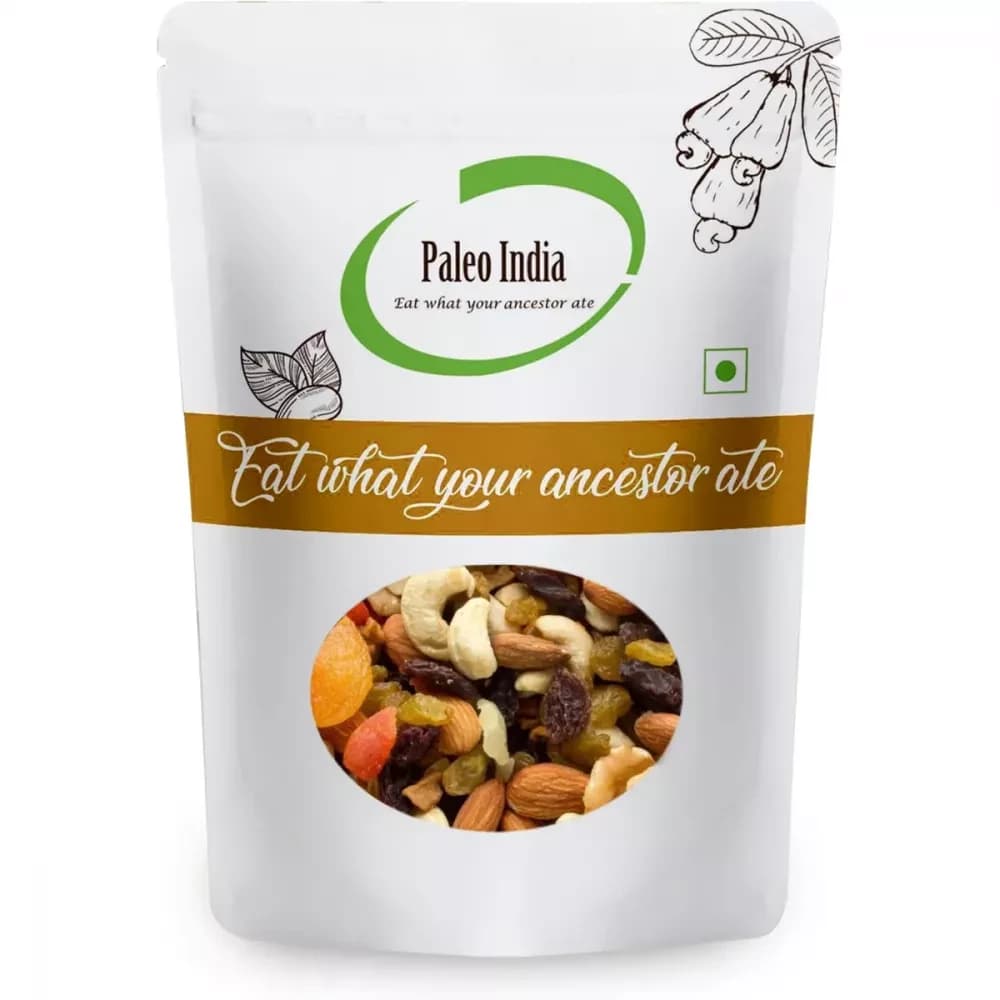 Buy Paleo India Mix Dry Fruits & Berries Online - OLRAA Indian Snacks