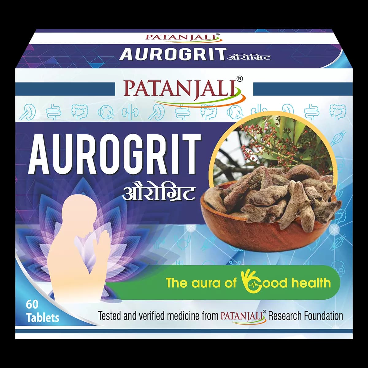 Buy Patanjali Divya Aurogrit Tablets Online - OLRAA Indian Snacks