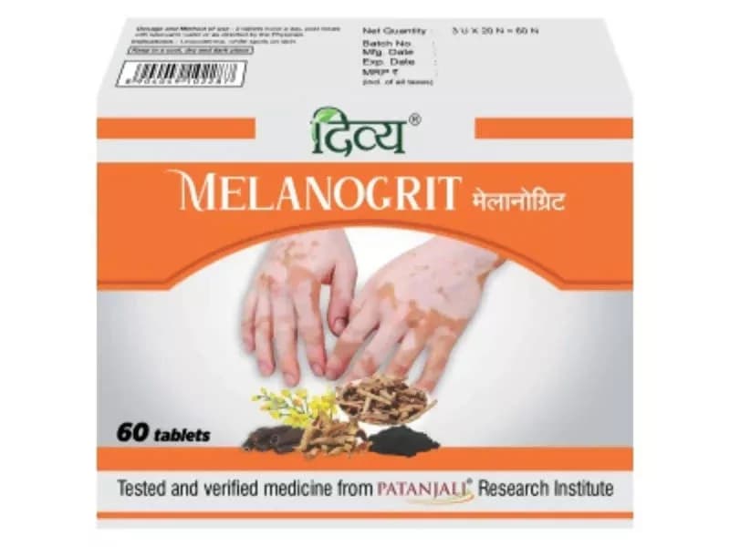 Buy Patanjali Divya Melanogrit  Tablets Online - OLRAA Indian Snacks