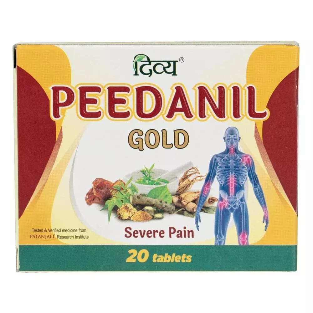 Buy Patanjali Divya Peedanil Gold Tablet  Online - OLRAA Indian Snacks