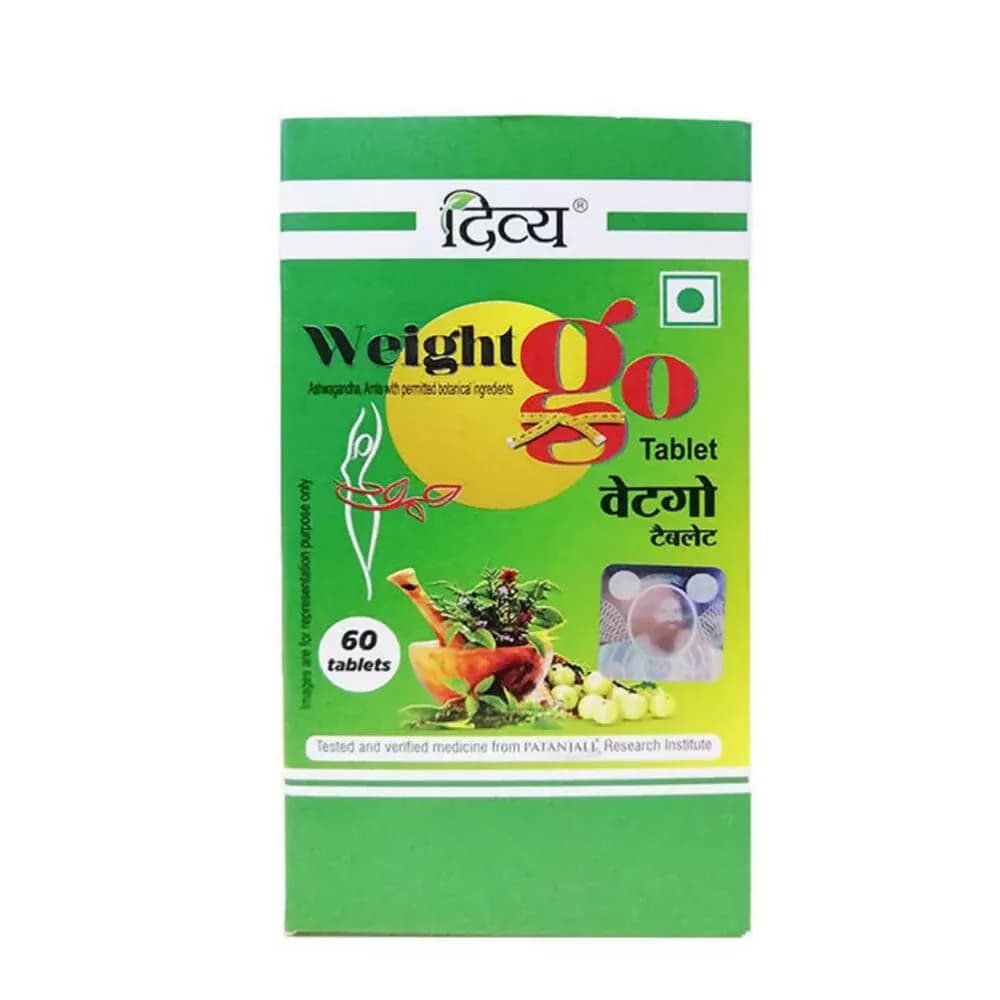 Buy Patanjali Divya Weight Go Tablets Online - OLRAA Indian Snacks
