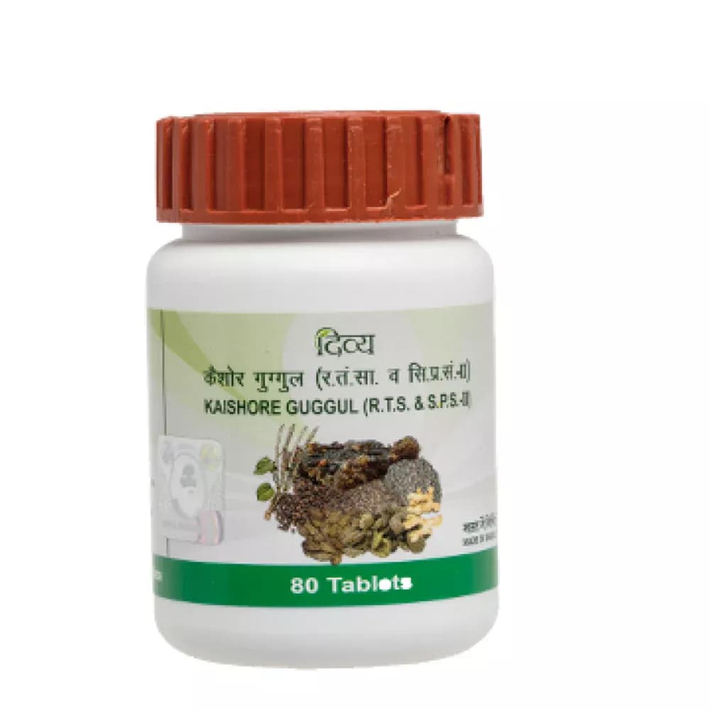 Buy Patanjali Kaishore Guggul Tablet Online - OLRAA Indian Snacks