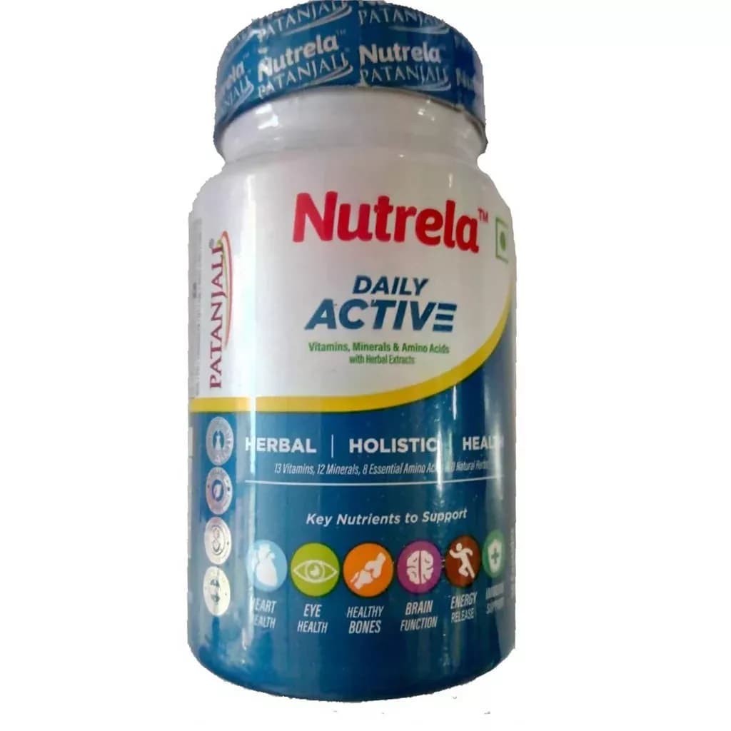 Buy Patanjali Nutrela Daily Active Capsules Online - OLRAA Indian Snacks