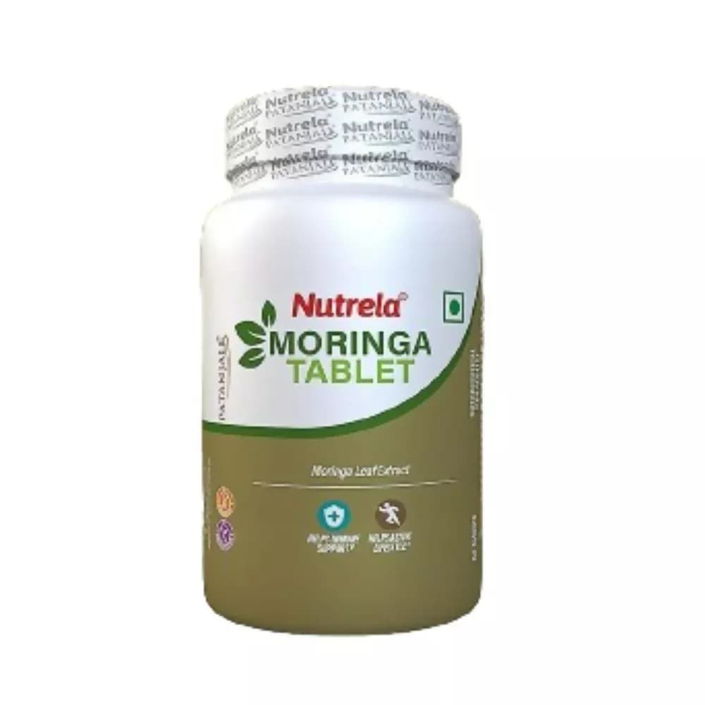 Buy Patanjali Nutrela Moringa Tablets  Online - OLRAA Indian Snacks