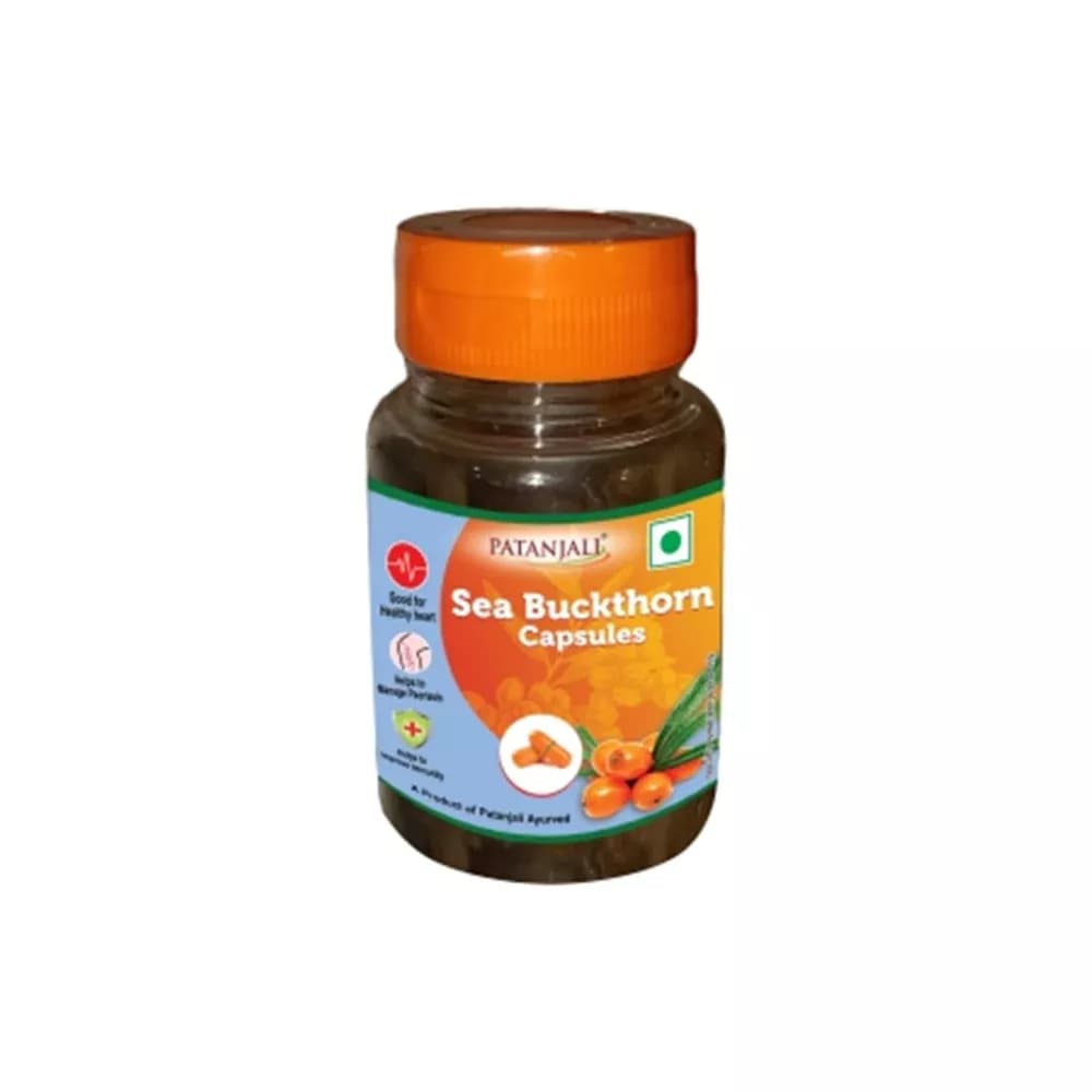 Buy Patanjali Sea Buckthorn Capsules Online - OLRAA Indian Snacks