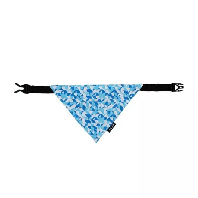 Buy Petsy Bandana for Dogs - Blue Geometric Online - OLRAA Indian Snacks