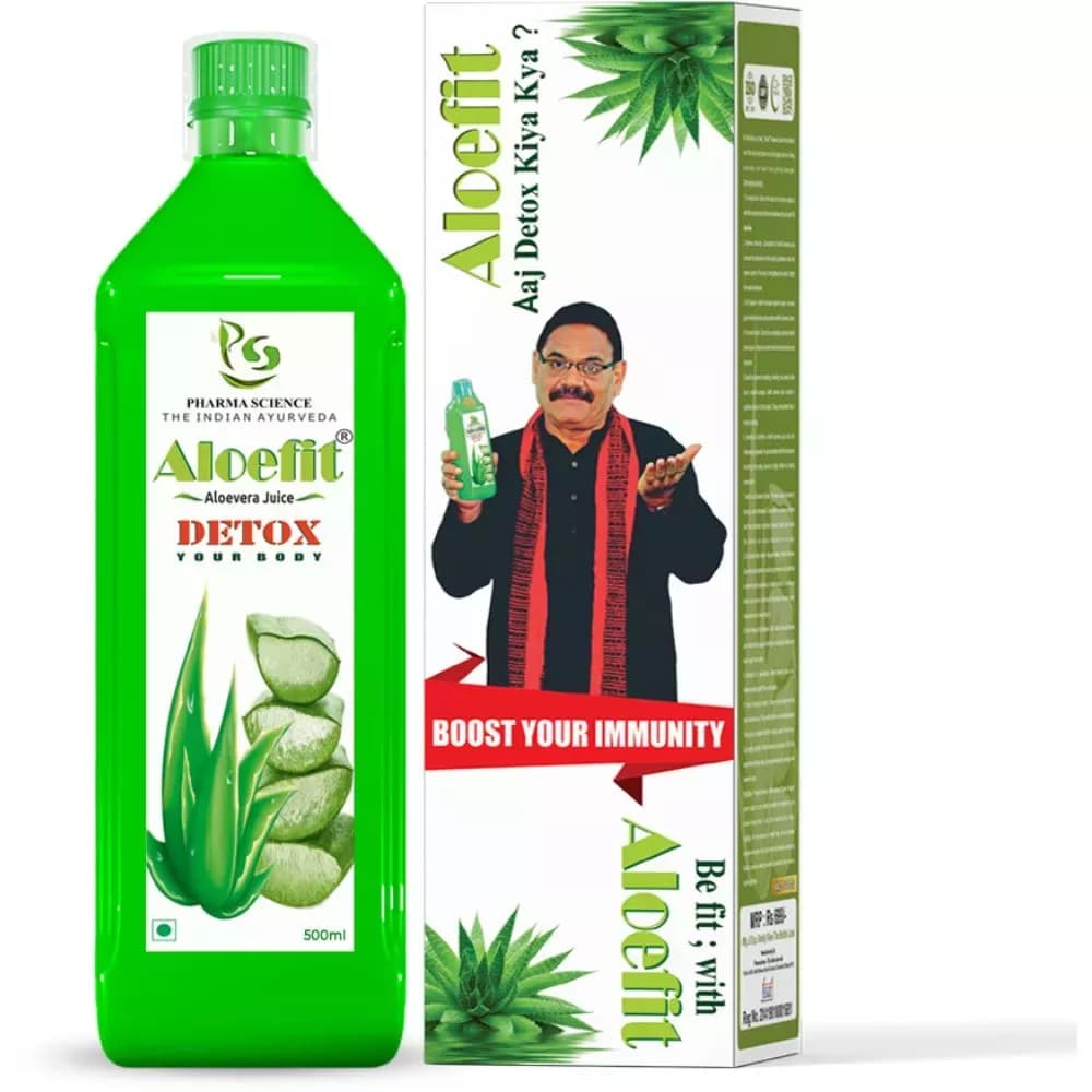 Buy Pharma Science Aloe Vera Pure Juice  Online - OLRAA Indian Snacks