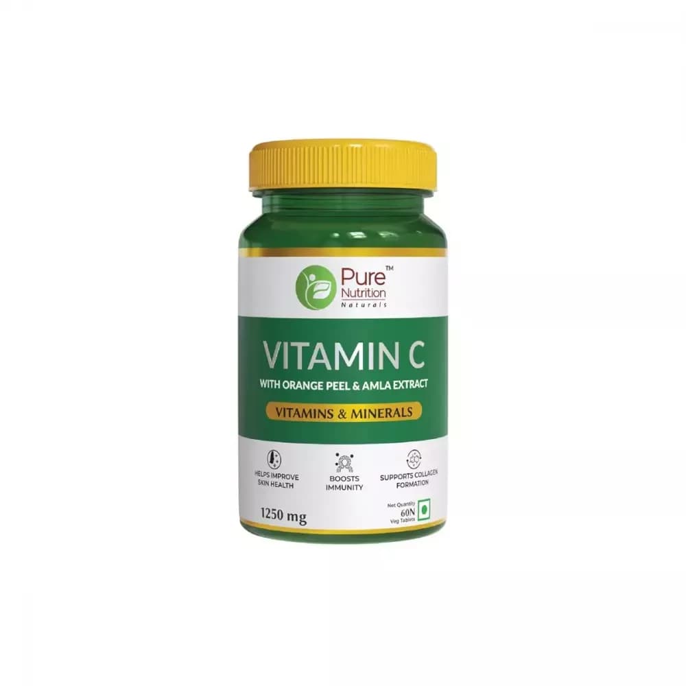 Buy Pure Nutrition Vitamin C Tablets Online - OLRAA Indian Snacks
