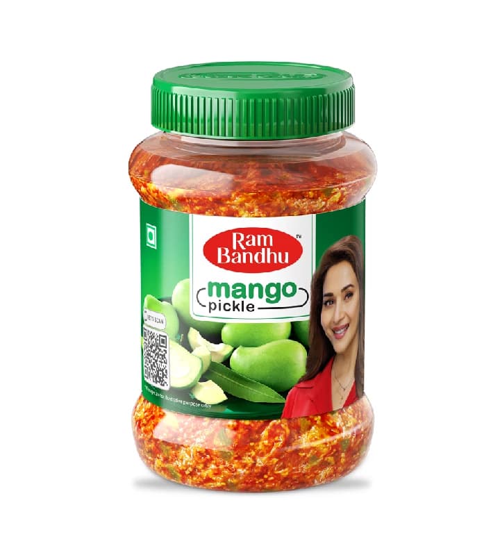 Buy Ram Bandhu Mango Pickle Online - OLRAA Indian Snacks