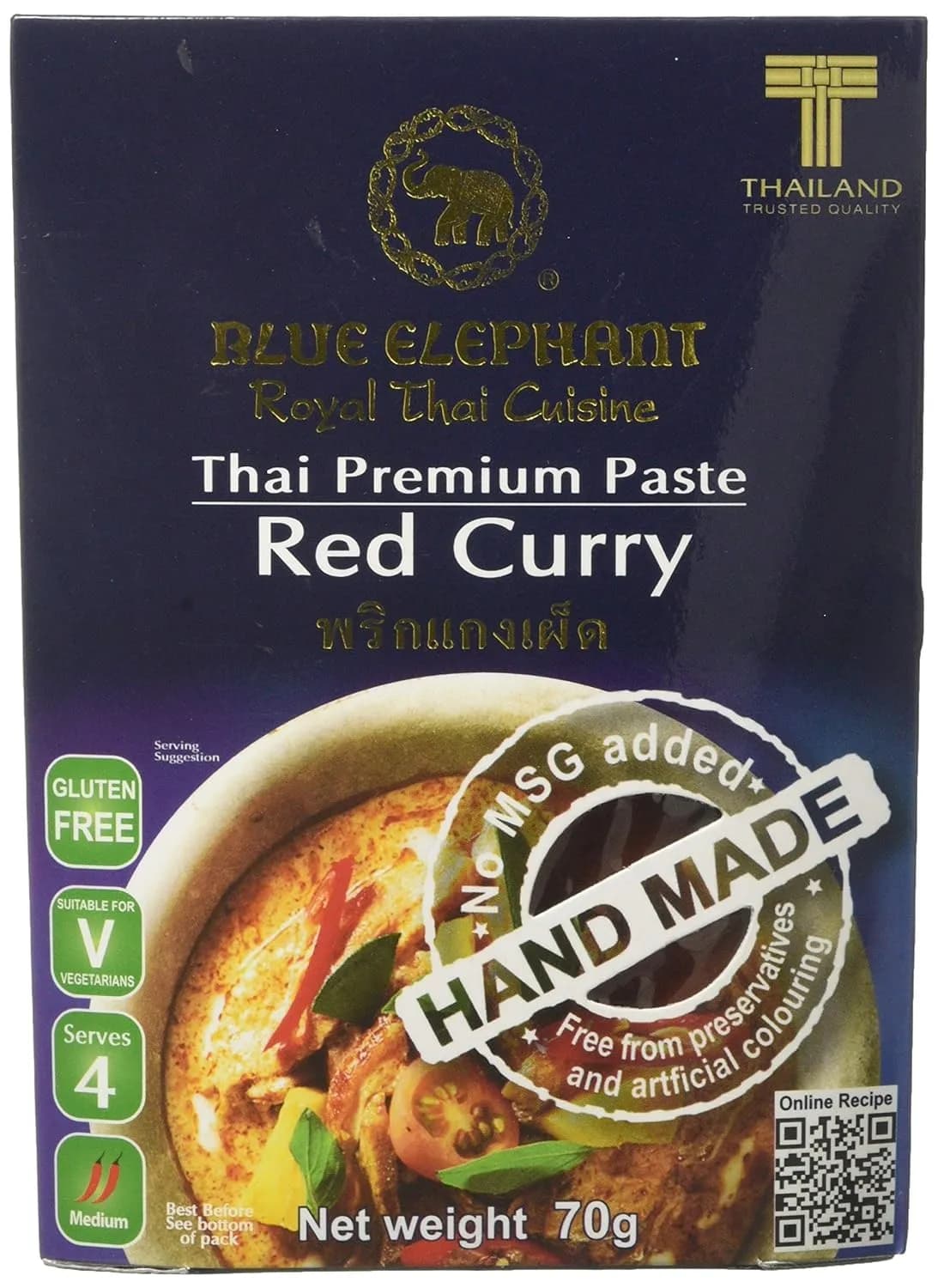 Buy Blue Elephant Royal Thai Cuisine Paste Red Curry Online - OLRAA Indian Snacks