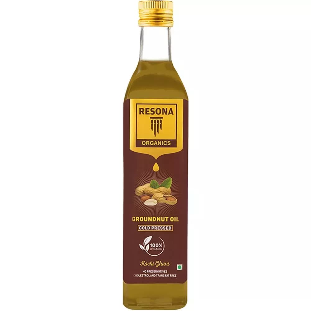 Buy Resona Organic Groundnut Oil Online - OLRAA Indian Snacks