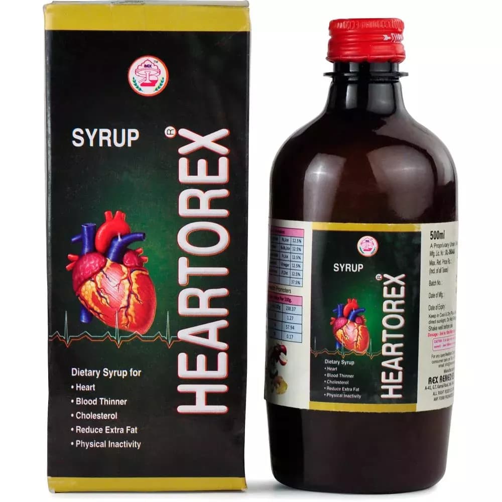 Buy Rex Remedies Heartorex Syrup Online - OLRAA Indian Snacks