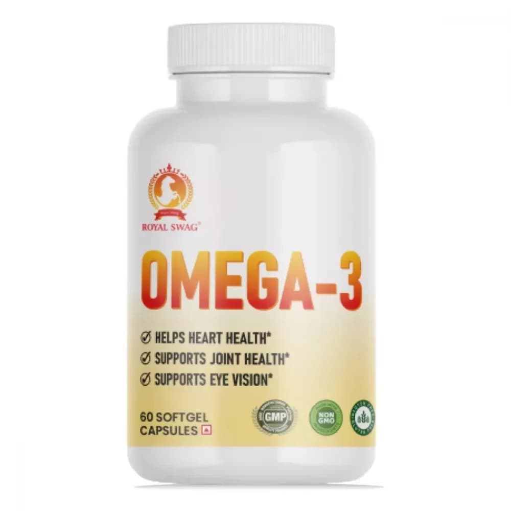 Buy Royal Swag Omega 3 Fish Oil Capsule Online - OLRAA Indian Snacks