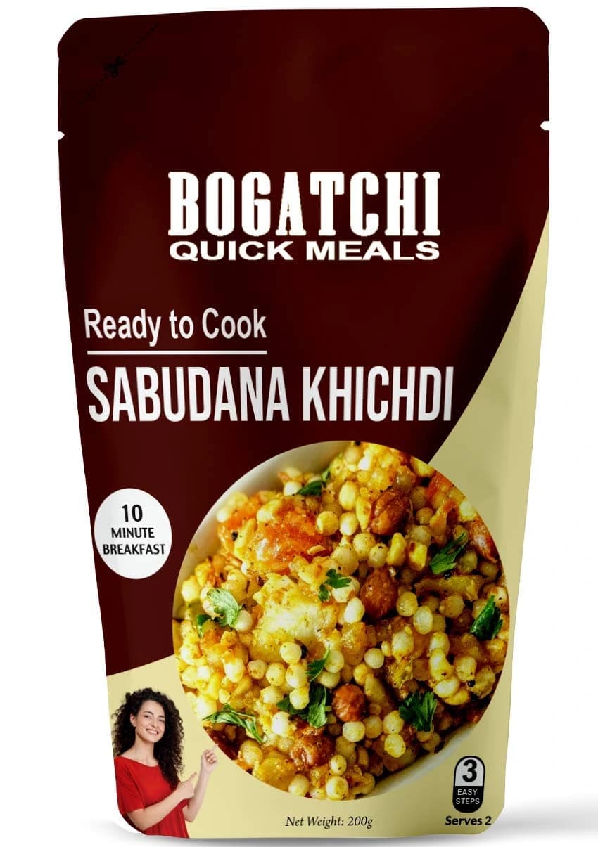 Buy BOGATCHI Quick Meals Ready To Cook Sabudana Khichdi Online - OLRAA Indian Snacks