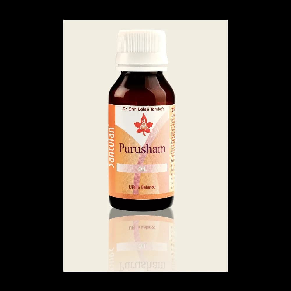 Buy Santulan Ayurveda Purusham Oil Online - OLRAA Indian Snacks