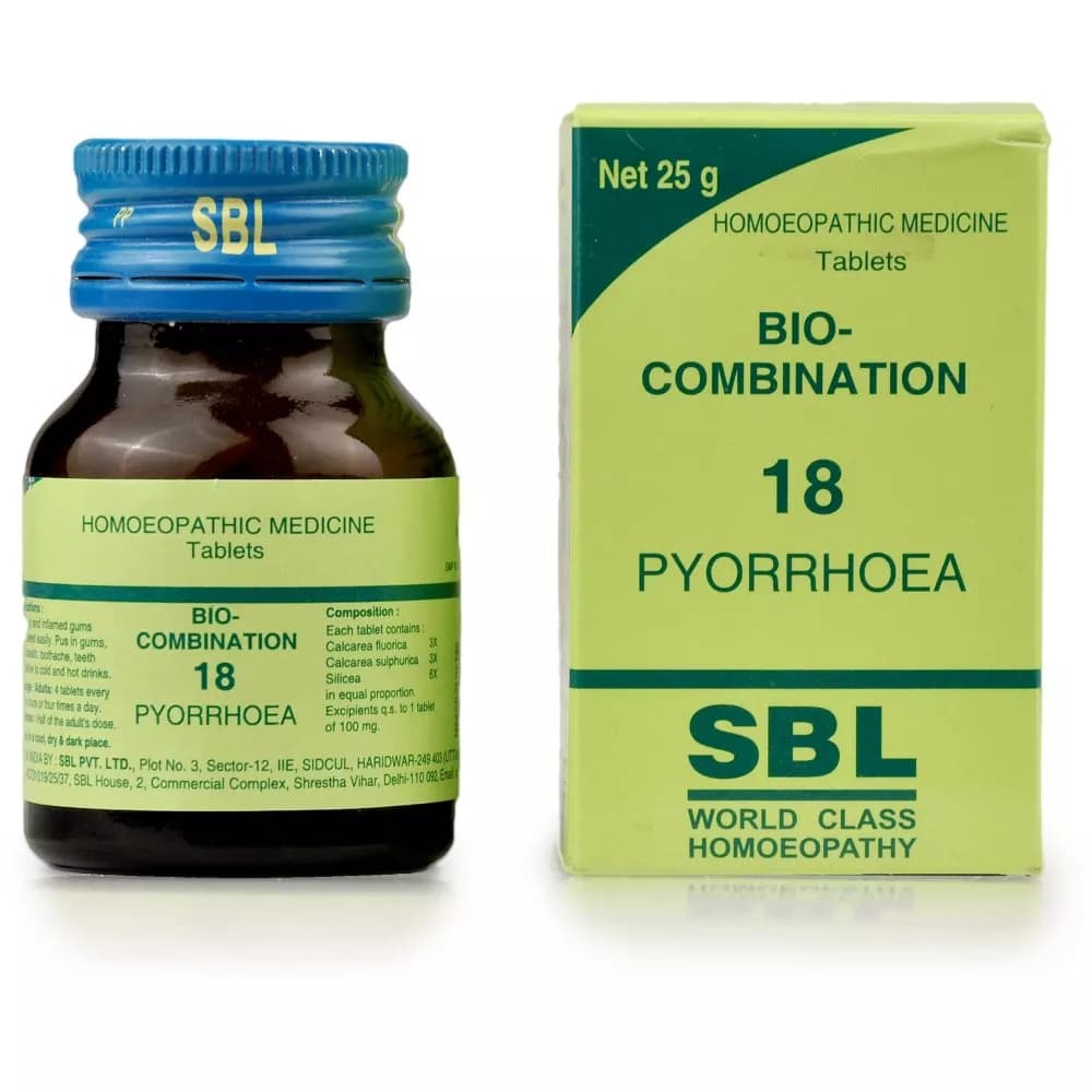 Buy SBL Bio-Combination 18 Tablet Online - OLRAA Indian Snacks