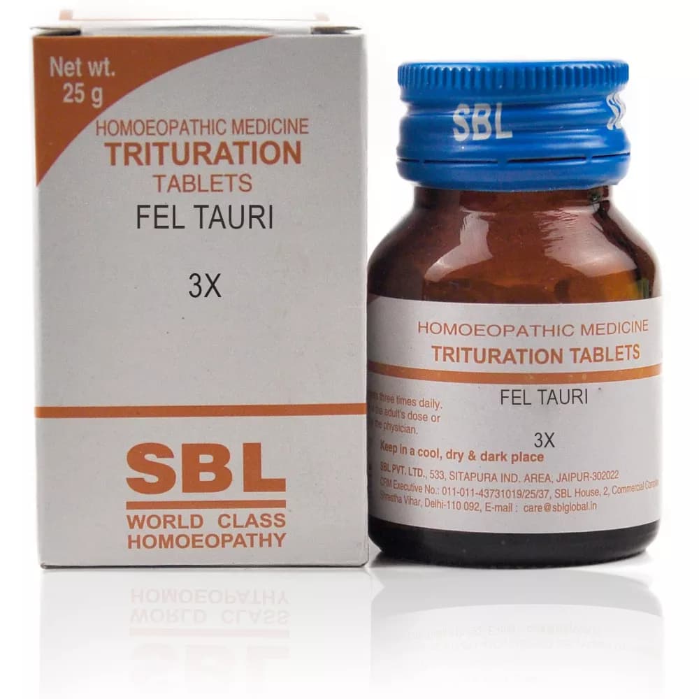 Buy SBL Fel Tauri Trituration Tablet Online - OLRAA Indian Snacks