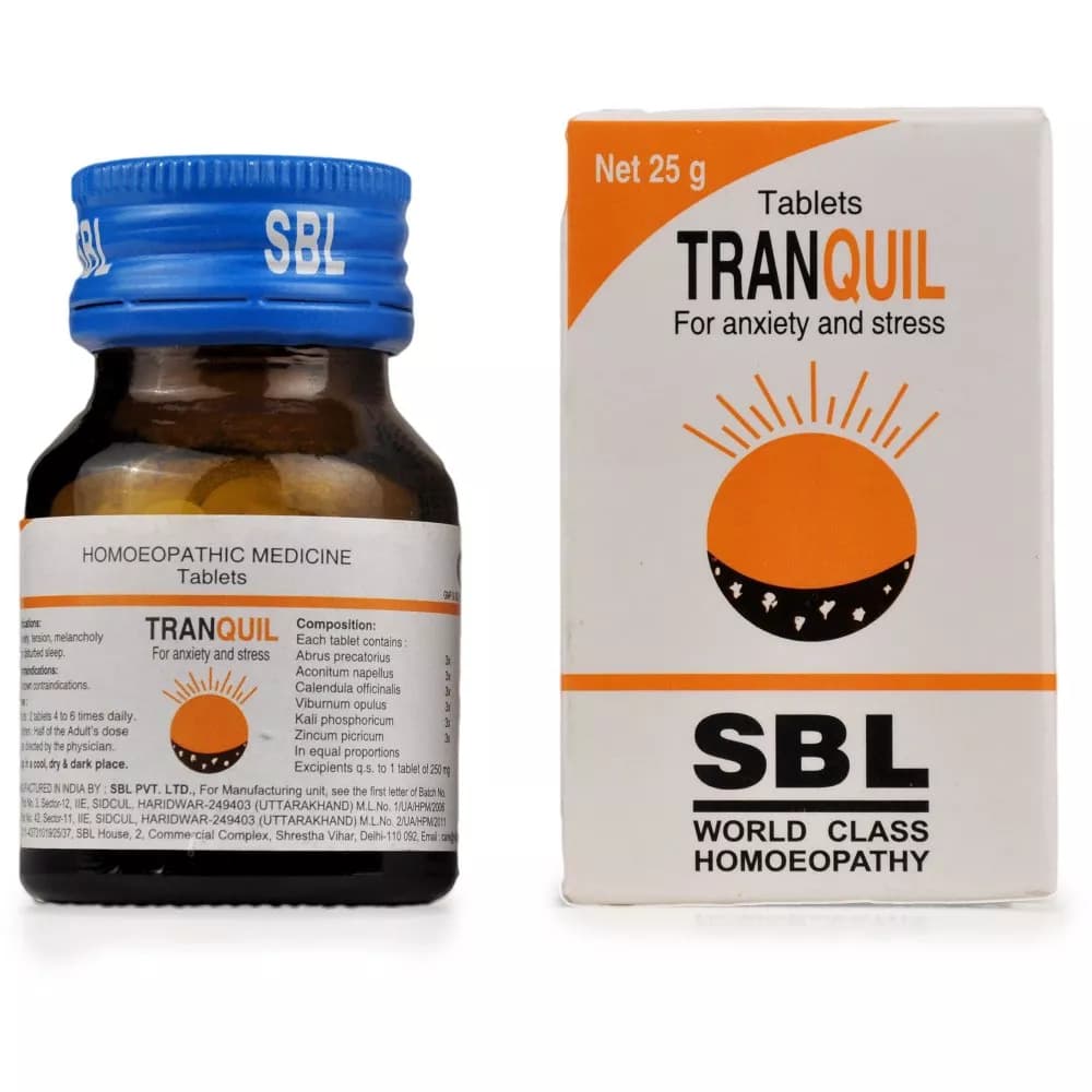 Buy SBL Tranquil Tablet Online - OLRAA Indian Snacks