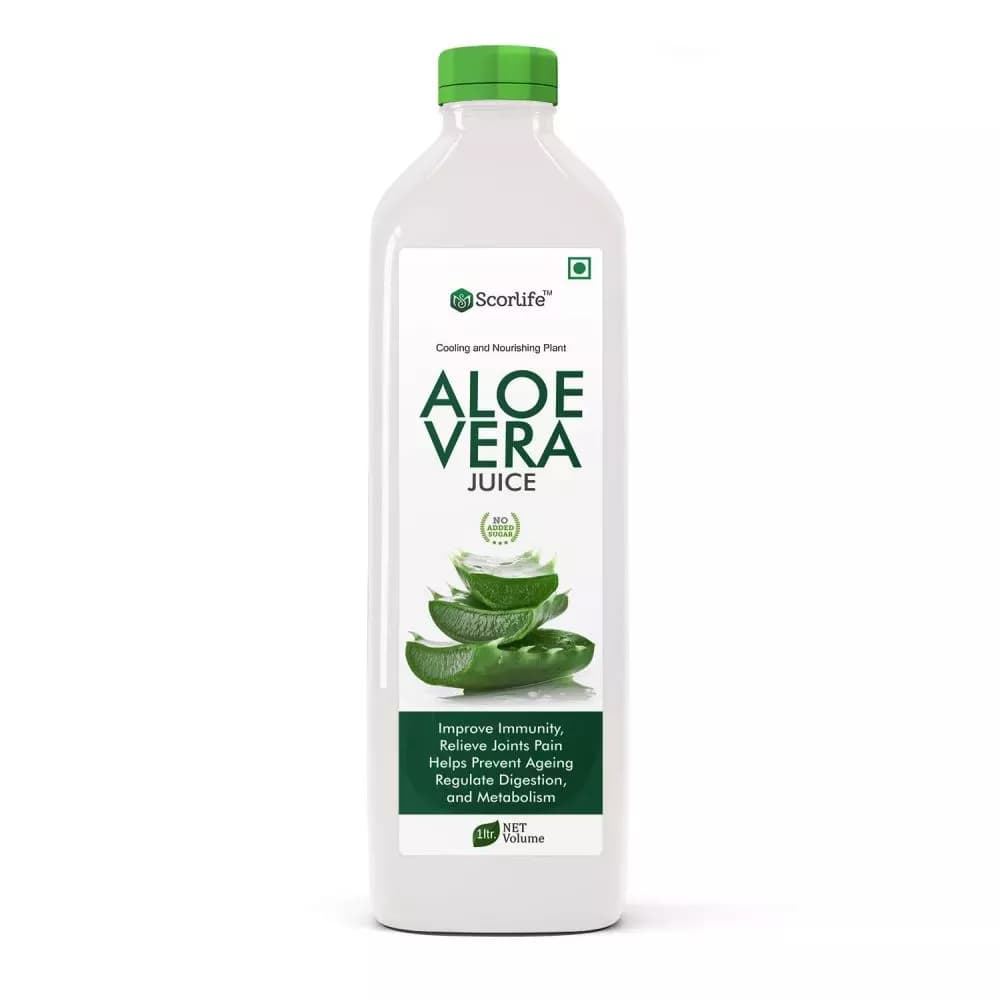 Buy Scorlife Aloevera Juice Sugar Free Online - OLRAA Indian Snacks