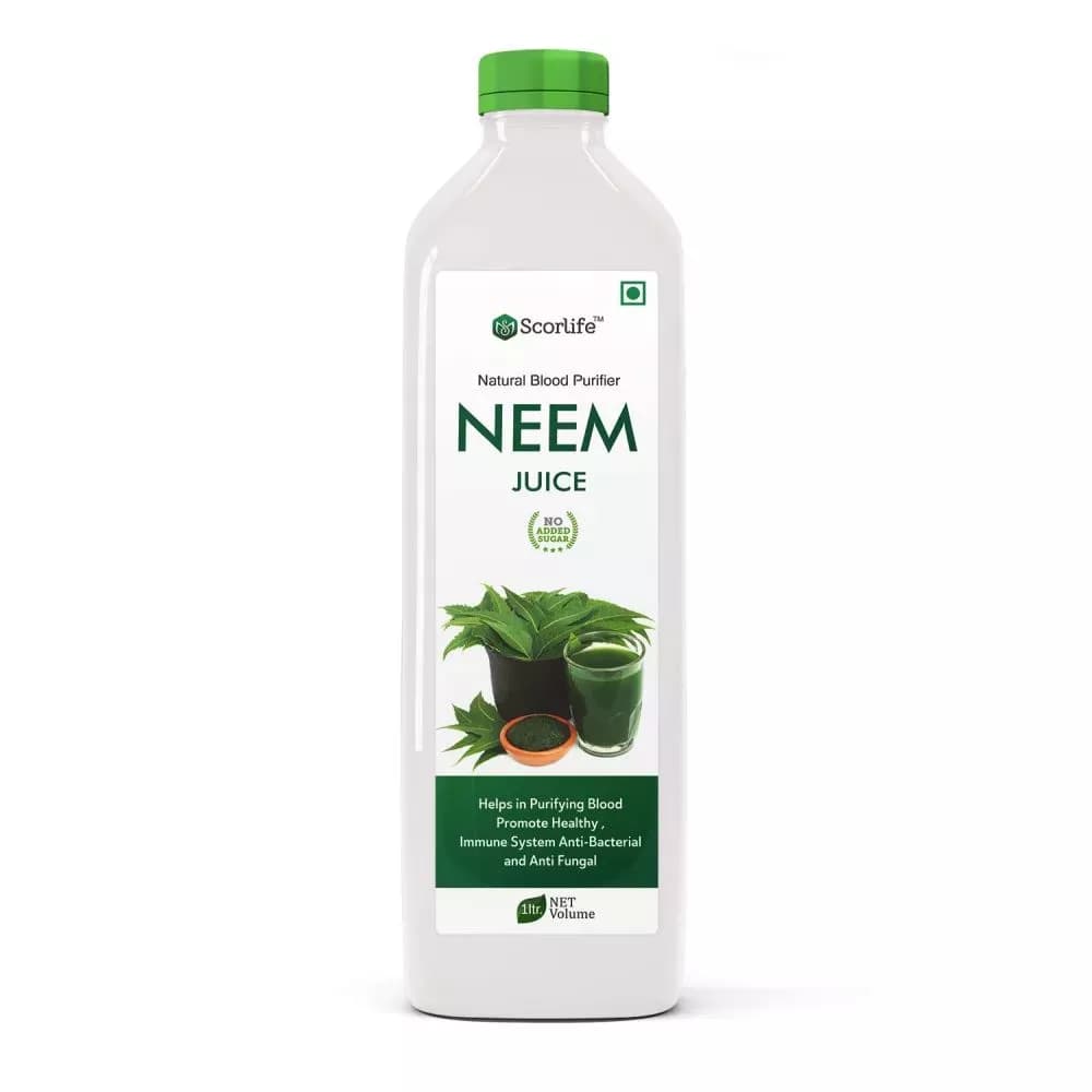 Buy Scorlife Neem Juice Sugar Free Online - OLRAA Indian Snacks