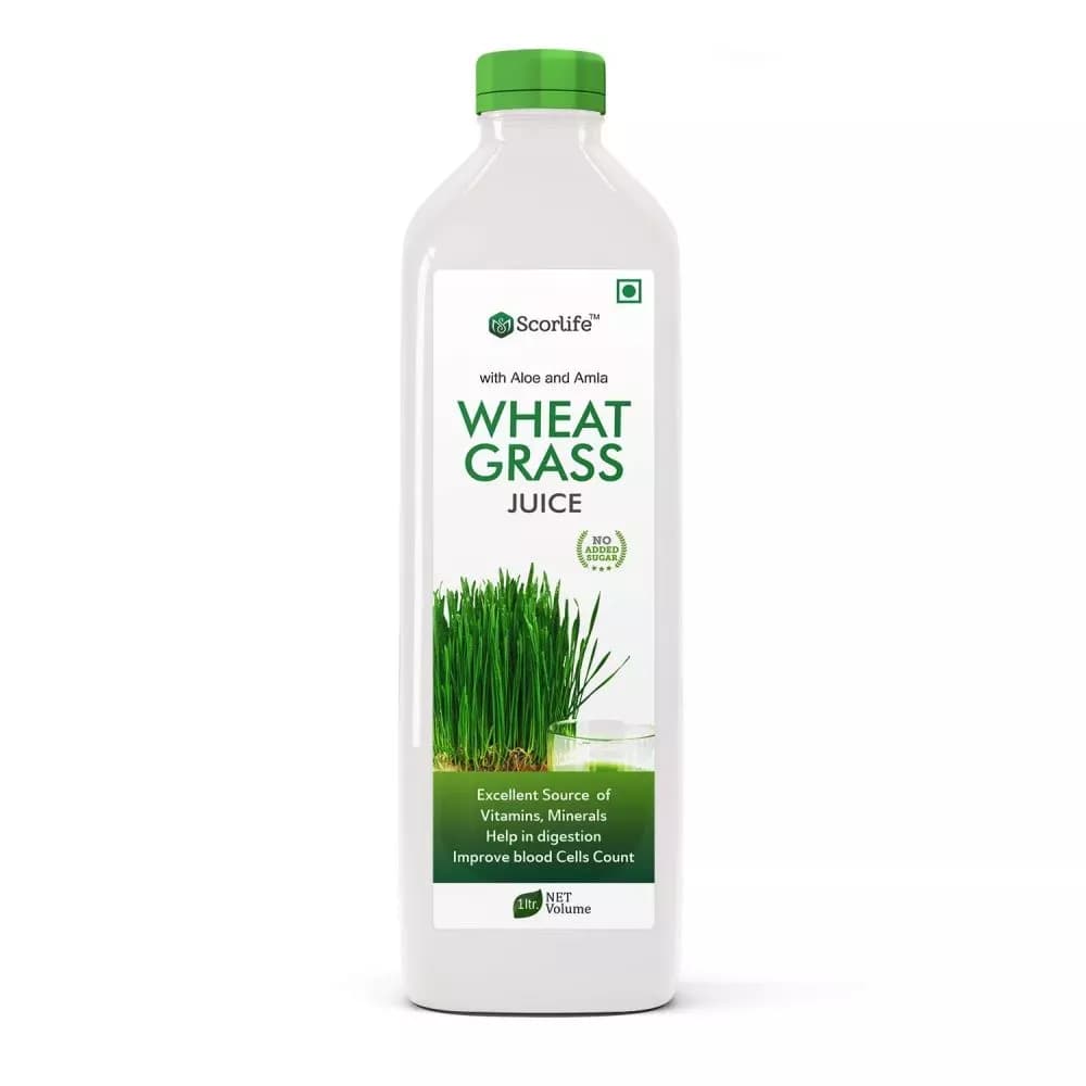 Buy Scorlife Wheatgrass Juice Sugar Free Online - OLRAA Indian Snacks