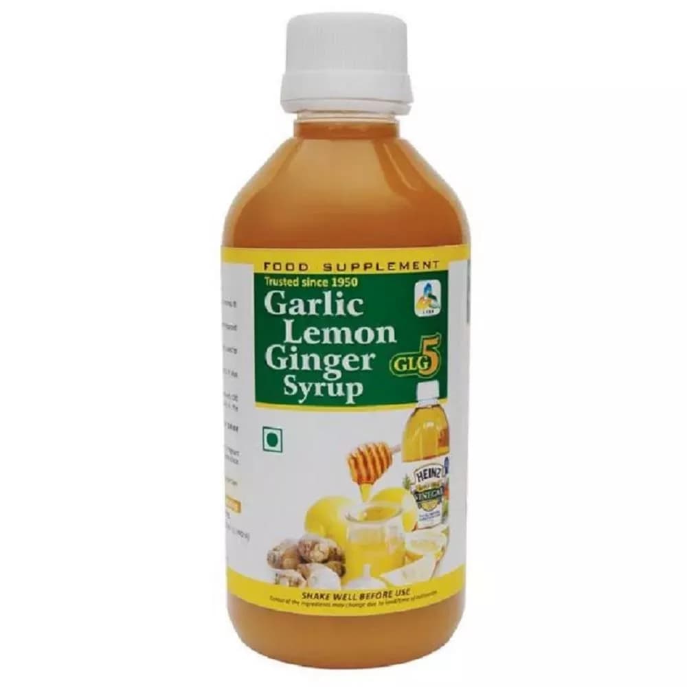 Buy SKSB Garlic Lemon Ginger Syrup Online - OLRAA Indian Snacks