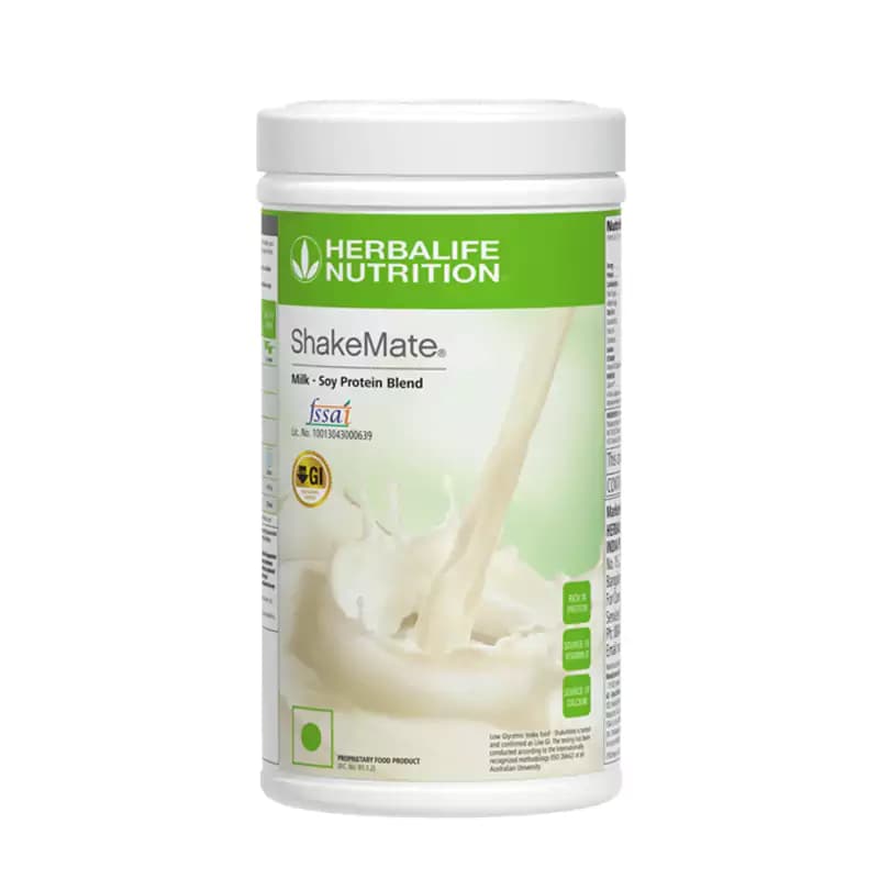 Buy Herballife Nutrition Shakemate Milk Based Soy Protein Blend Online - OLRAA Indian Snacks