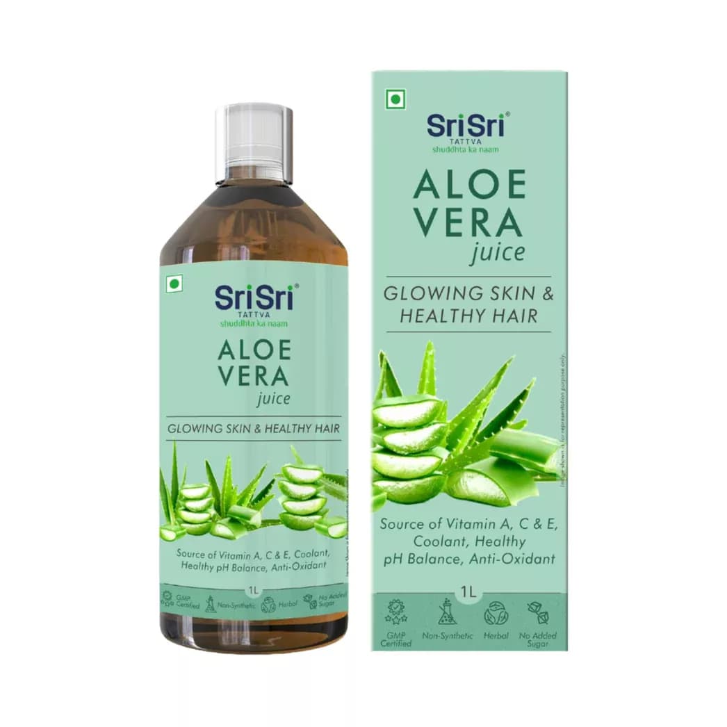 Buy Sri Sri Tattva Aloe Vera Juice Online - OLRAA Indian Snacks