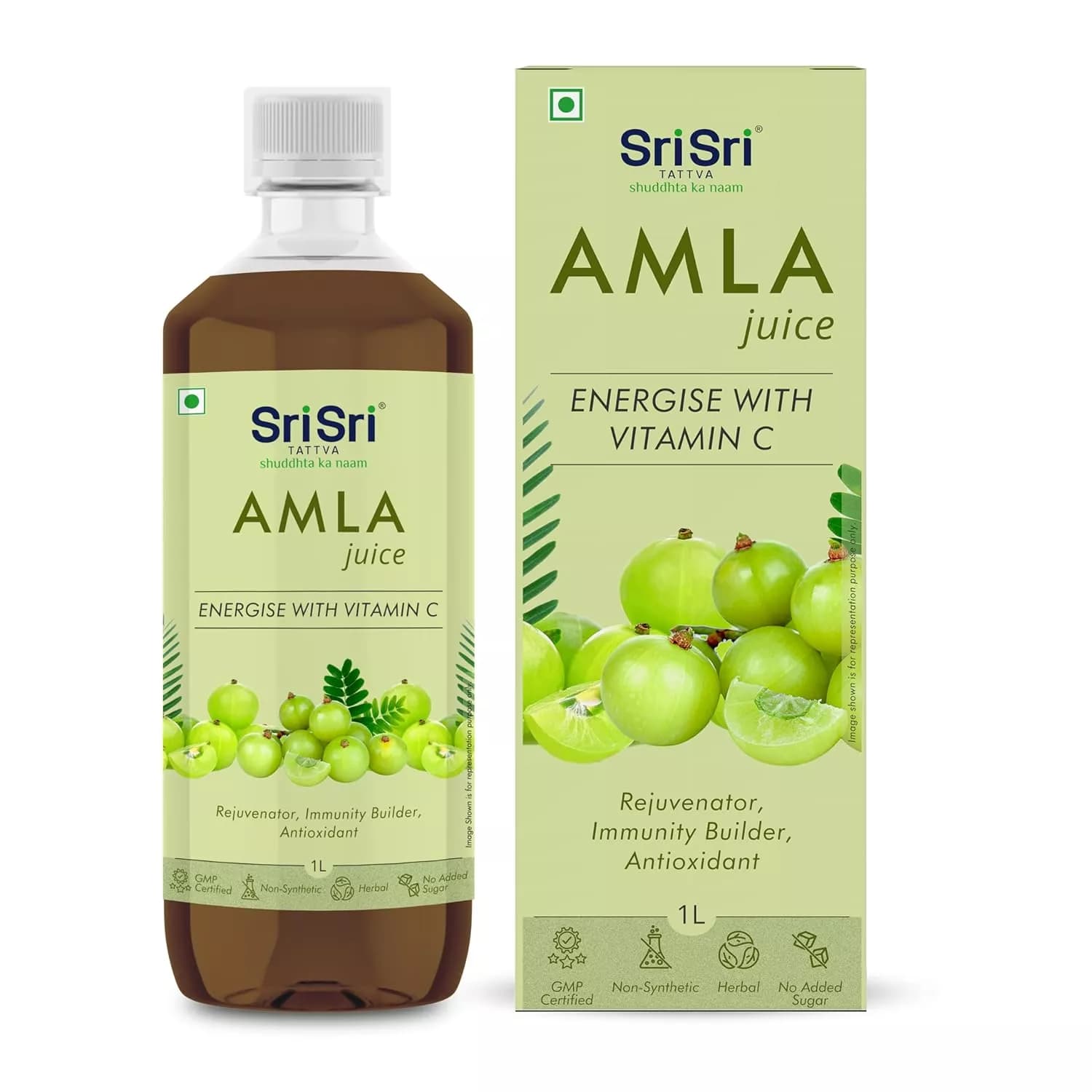 Buy Sri Sri Tattva Amla Juice Online - OLRAA Indian Snacks