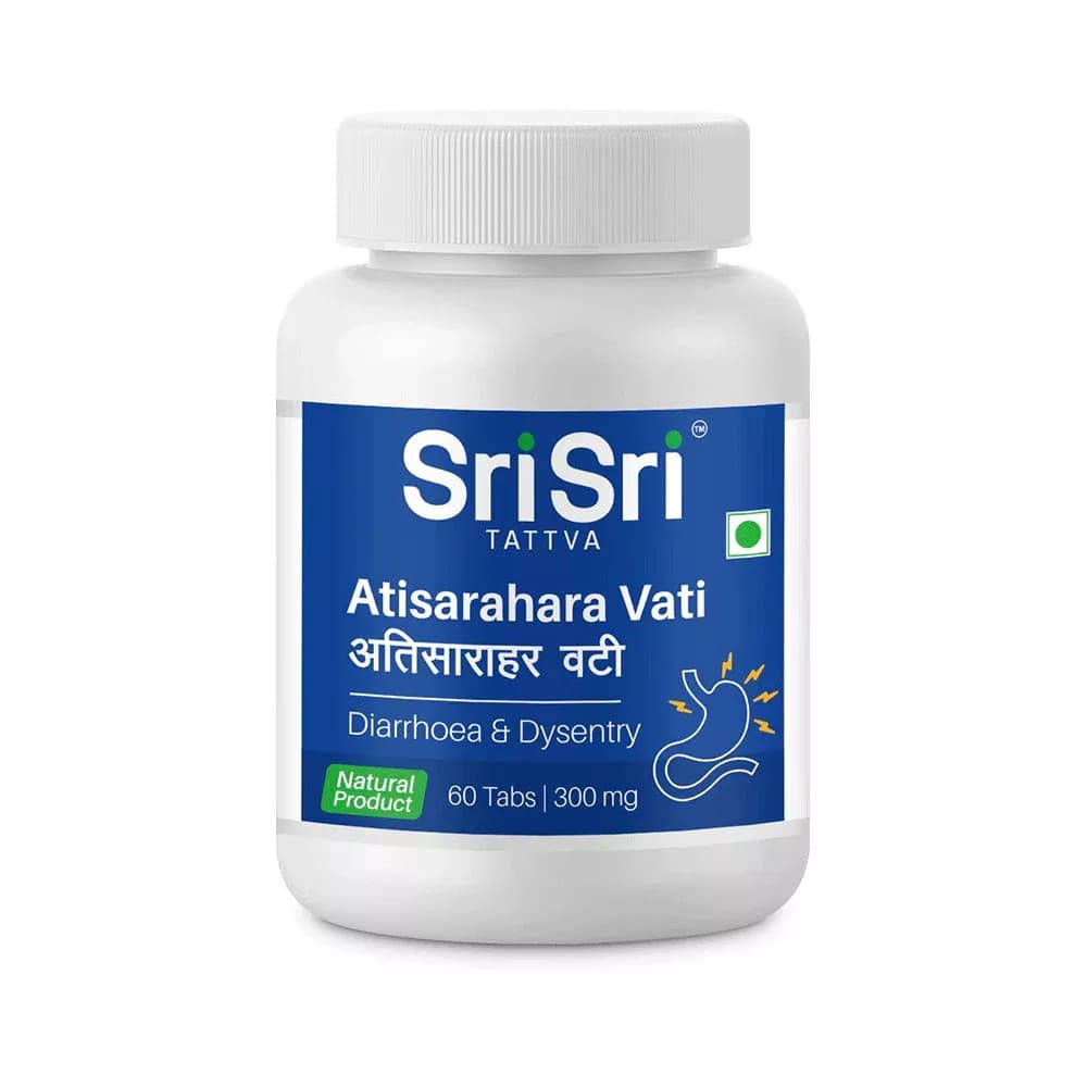 Buy Sri Sri Tattva Atisarahara Vati Tablets Online - OLRAA Indian Snacks