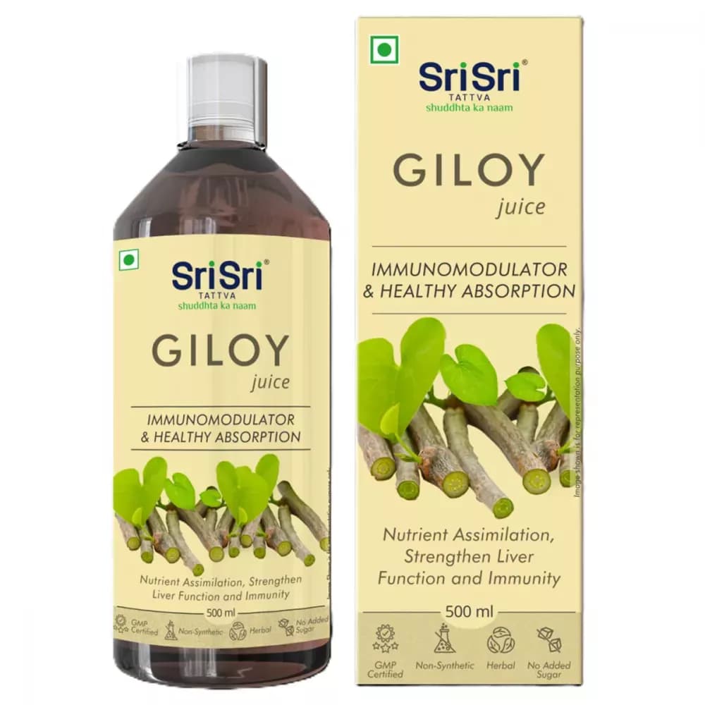 Buy Sri Sri Tattva Giloy Juice Online - OLRAA Indian Snacks