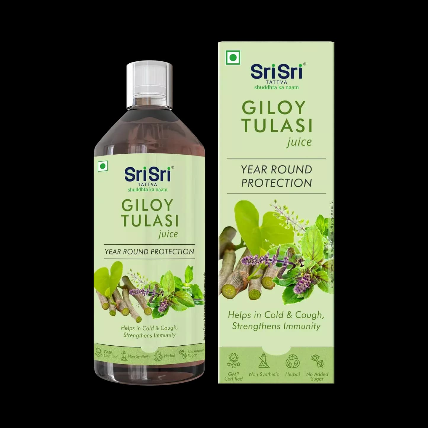Buy Sri Sri Tattva Giloy Tulsi Juice Online - OLRAA Indian Snacks