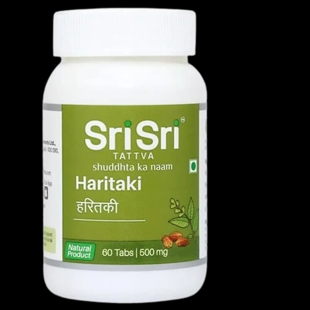 Buy Sri Sri Tattva Haritaki Tablets Online - OLRAA Indian Snacks