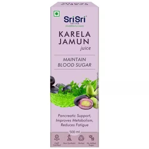 Buy Sri Sri Tattva Karela Jamun Juice Online - OLRAA Indian Snacks