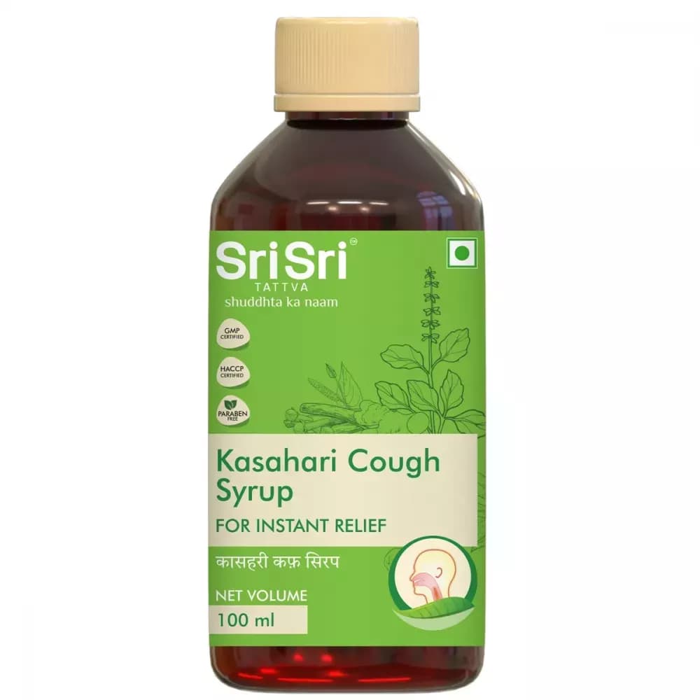 Buy Sri Sri Tattva Kasahari Cough Syrup Online - OLRAA Indian Snacks