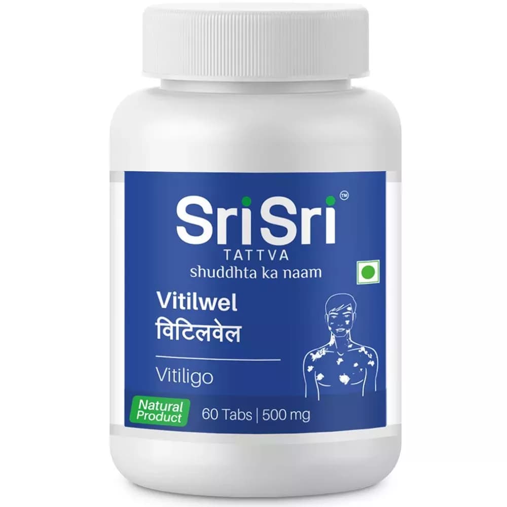 Buy Sri Sri Tattva Vitilwel Vitiligo Tablet Online - OLRAA Indian Snacks