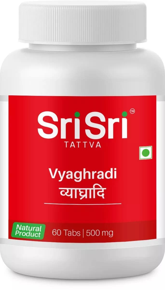 Buy Sri Sri Tattva Vyagradhi Tablets Online - OLRAA Indian Snacks