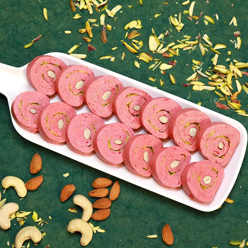 Buy Olive Mithai Strawberry Crispy Roll Online - OLRAA Indian Snacks
