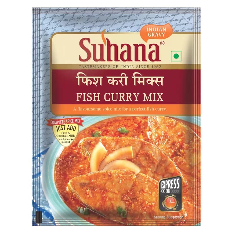 Buy Suhana Fish Curry Spice Mix Online - OLRAA Indian Snacks