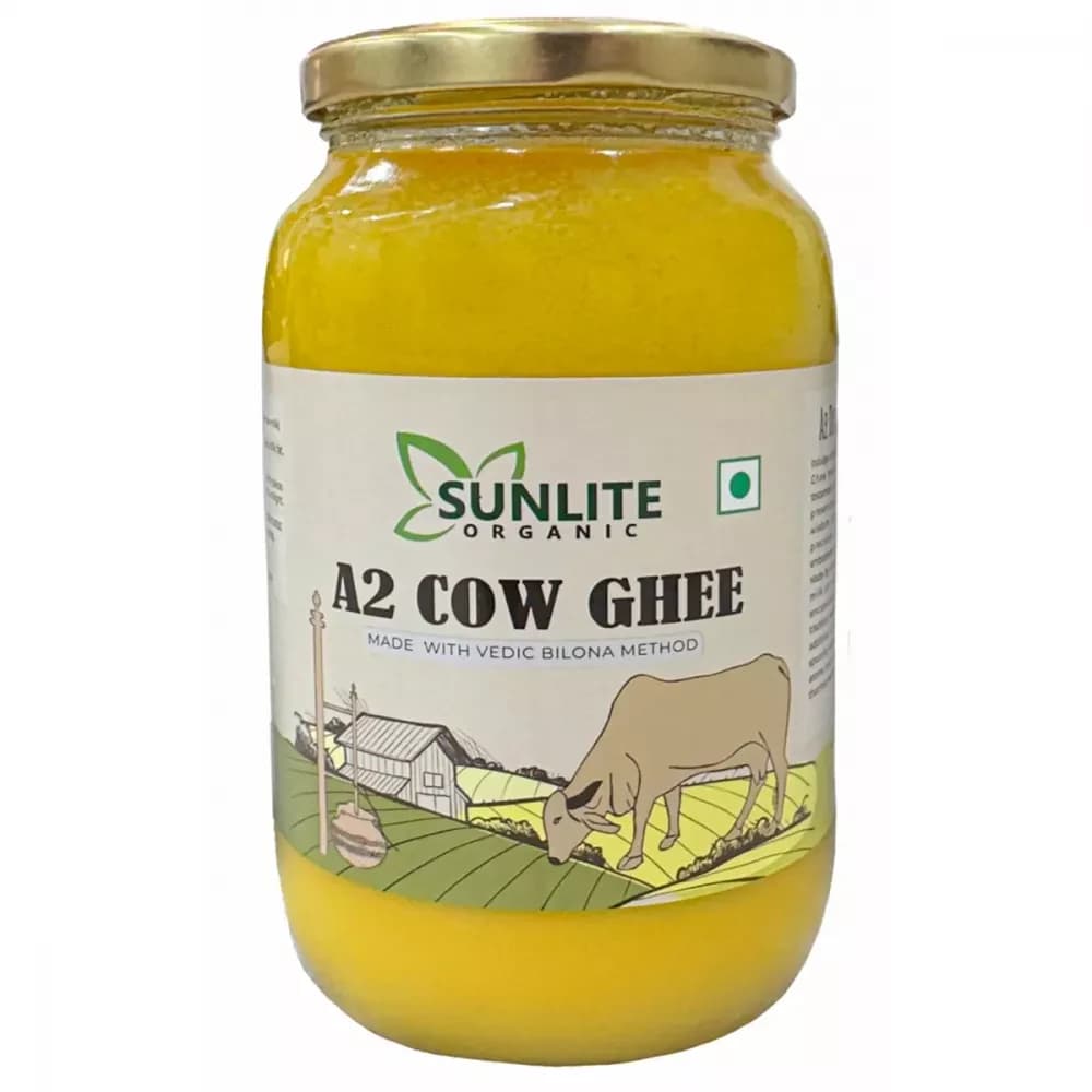 Buy Sunlite Organic A2 Cow Ghee Online - OLRAA Indian Snacks